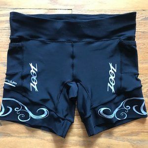 ZOOT Tri Trithalon Bike Cycle Compression Shorts S